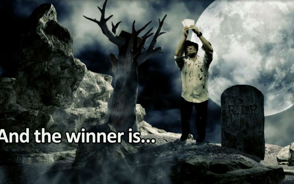 Pawn Shop Raffle winner announced by zombie