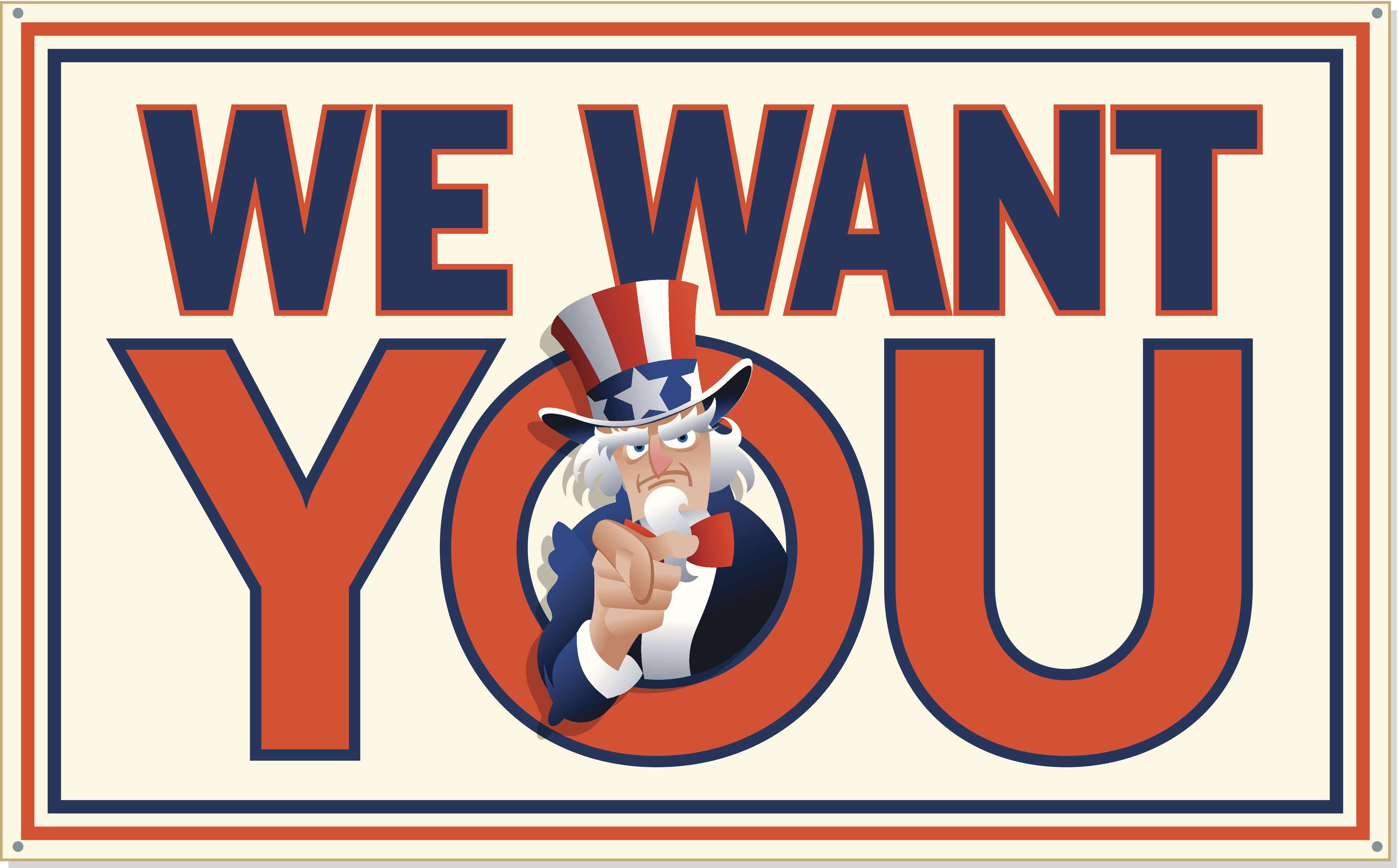 We Want You Heading C