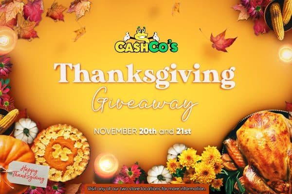 CashCo's Thanksgiving Giveaway: Win Gift Cards for a Memorable Family Feast!