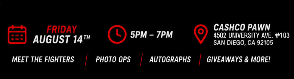 Epic Fighting meet and greet date, time and address