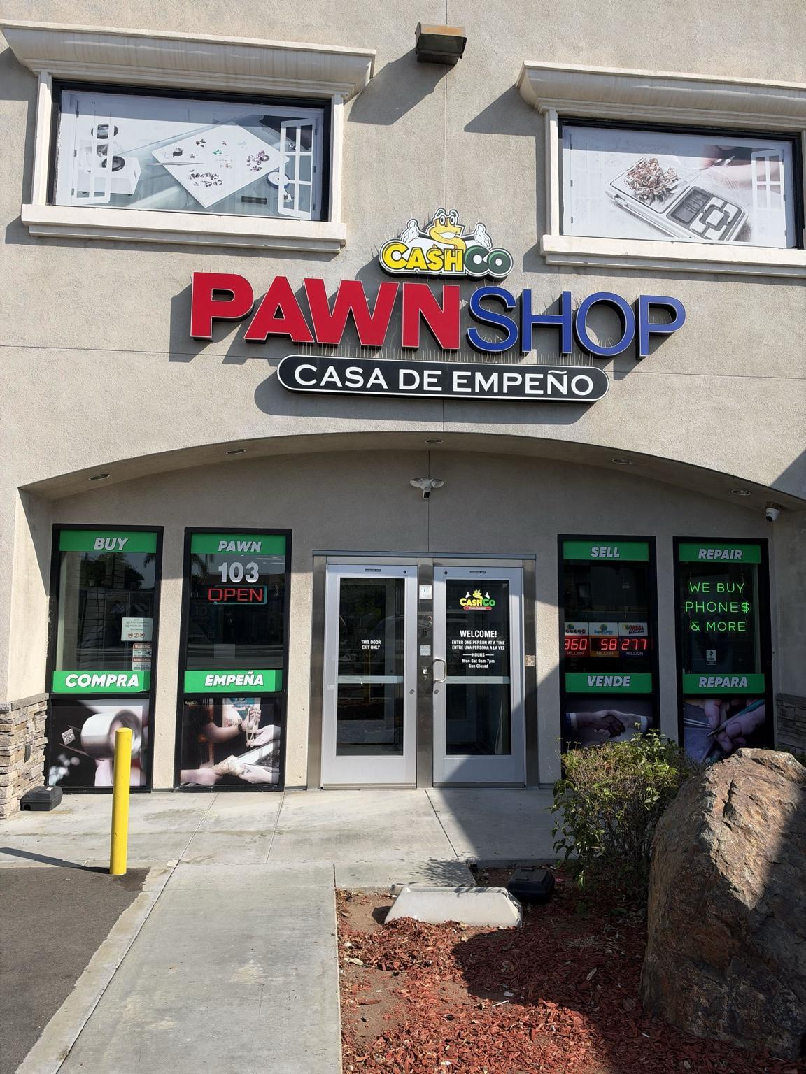 CashCo Pawn City Heights storefront